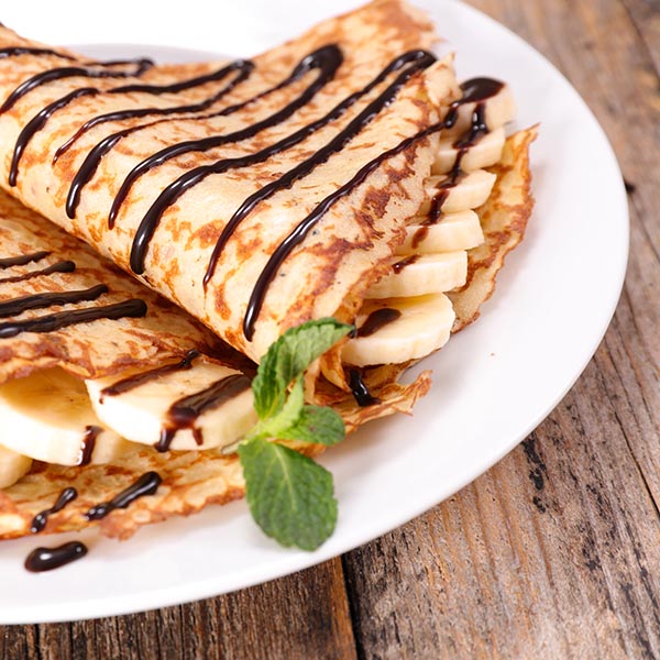 Crêpe chocolat banane Crêpe chocolat banane